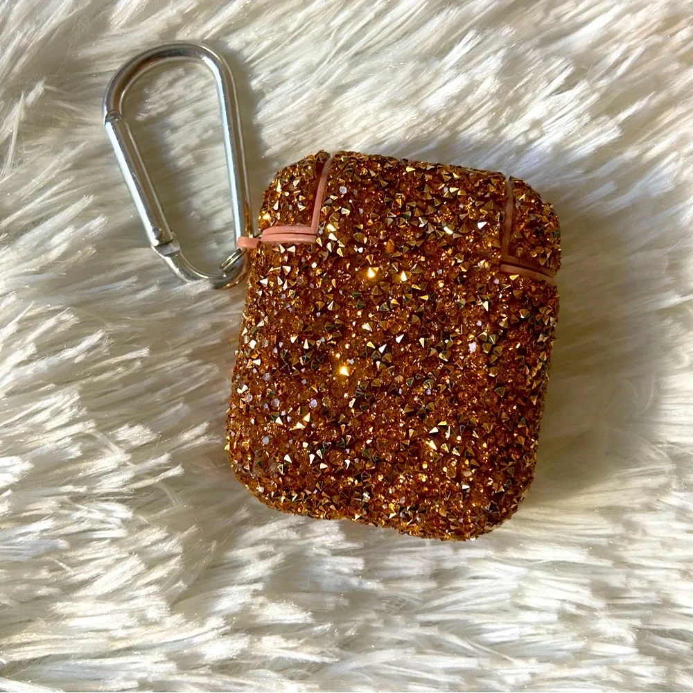 Sparkly Rose Gold (1st Gen) AirPods Case